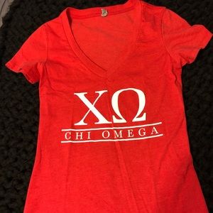 Chi Omega v neck
